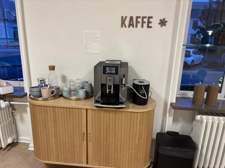Ny kaffemaskine